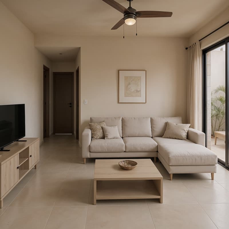 A vacation rental interior, one of many that look alike